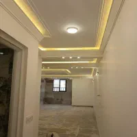 کناف گچبری قاب بندی طرح کناف سفید کاری چک یکساله