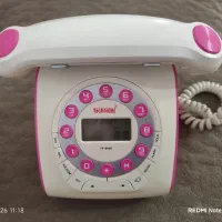 گوشی تلفن صورتی