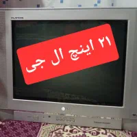 تلویزیون ۲۱ اینچ  و گیرنده و  VCD و VDVD