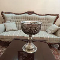 عتیقه سنگاب قلمزنی مسی قلم زنی|کلکسیون اشیاء عتیقه|اصفهان, ملک‌شهر|دیوار