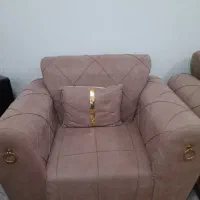 مبل ۷ نفره تمیز و سالم|مبلمان خانگی و میز عسلی|رشت, حومه رشت|دیوار