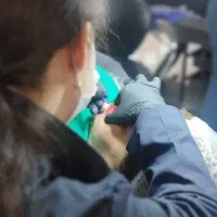 مراجعه کننده برای آرایش دائم