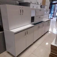 کابینت عدالت آشپزخانه بدنه گالوانیزه درب ام دی اف