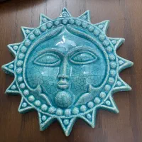 دو عدد تابلو نقاشی کودک ویک خورشید دیواری سرامیکی