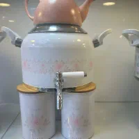 ست کتری و قوری همراه پاسماوری