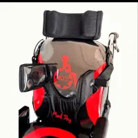 ویلچر CP سی پی تاشو کودک با کفی پشتی فومی ضد تعریق