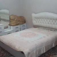 تخت خواب سفید سرویس کامل