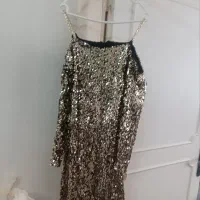 پیراهن تمام پولک ترک