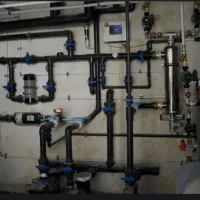 لوله کشی و تاسیسات استخر  و موتورخانه