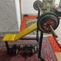 لوازم ورزشی پرس سینه دمبل صفحه هالتر