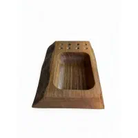 زیرسیگاری شیاردار چوب گردو