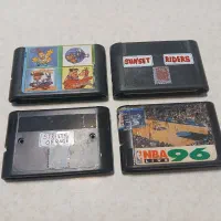 ۴ عدد بازی سگا ۳ تا کارتریج تک لبه و یک ۴ لبه