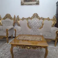 مبل استیل ۹نفره با میزو عسلی|مبلمان خانگی و میز عسلی|تهران, دولتخواه جنوبی|دیوار