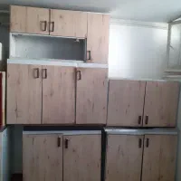 کابینت بدنه فلزی درب ام دی اف با سینک و شیر اهرمی|مصالح و تجهیزات ساختمان|ماهدشت, |دیوار