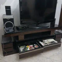 میز تلویزیون قهوه ای مشکی (توافقی)