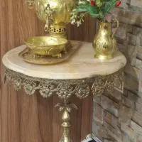 سماور و دستگاه و میز برنزی