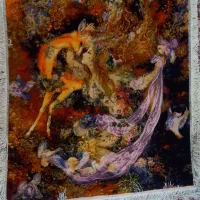 چند عدد تابلو فرش دستباف چکی و نقدی