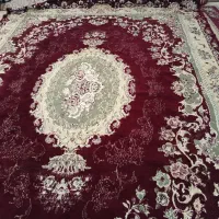 قالی ۱۲متری چرخ خیاطی زیر تلویزیون شیشه ای|فرش|مسجد سلیمان, |دیوار