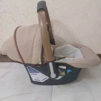 کریر نوزادی رنگ کرم و رزگلد