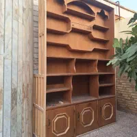 کتابخانه ،شلف،قفسه چوبی