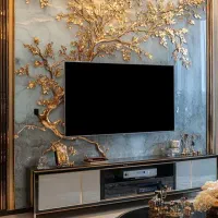 طراحی و ساخت Tv Wall نئوکلاسیک اقساط|خدمات پیشه و مهارت|اراک, |دیوار