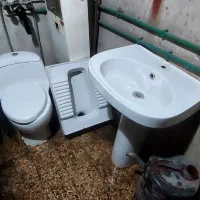 توالت فرنگی توالت ایرانی روشویی چینی کرد