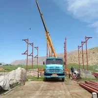 جرثقیل اجاره ای 7تن و5تن قیمت منصف|خدمات حمل و نقل|کرمانشاه, |دیوار
