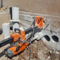 سوراخ کاری وبرش بتن با دستگاه کرگیر