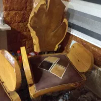 مبلمان چوبی روستیک|مبلمان خانگی و میز عسلی|چالوس, |دیوار