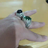 انگشتر فدیوم رسول تهران و زمرد باهم (فوری)