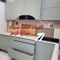 کابینت آماده سجاد //سبز پسته ای ۵۶۰هوایی ۴۱۰زمینی