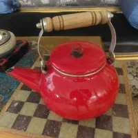 کتری لعابی روس قدیمی