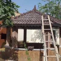 ساخت واجرانواع آلاچیق و سردرب وسقفهای شیروانی