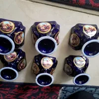 آجیل خوری اصل سرمه ای طلاکوب