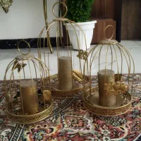 قفس تزیینی با شمع