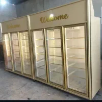 یخچال صنعتی ایستاده ویترینی .صندوقی