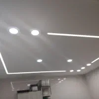 کناف رنگ و لاین نوری تی وی روم|خدمات پیشه و مهارت|خرمشهر, |دیوار