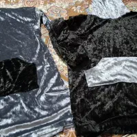 ست بارونی ست هودی مخمل .پافر و بافت پالتو دخترانه|لباس|بندر انزلی, ساحل قو|دیوار