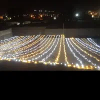 نورپردازی رنگین کمان|ریسه و چراغ تزئینی|میناب, |دیوار