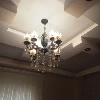 لوستر ۴شاخه ۸شعله|لوستر و چراغ آویز|رشت, فلسطین|دیوار