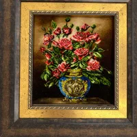 تابلو فرش دستبافت|تابلو فرش|تهران, نیلوفر|دیوار