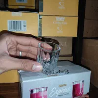 فنجون بلور دسته دار و بدون دسته شات اسپرسو|کافیشاپ و رستوران|مشهد, طلاب|دیوار