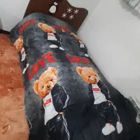 تختخواب تک نفره ام دی اف و وکیوم|تخت و سرویس خواب|شیراز, درکی|دیوار