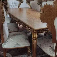 میز غذا خوری سلطنتی|میز و صندلی غذاخوری|خرمدره, |دیوار