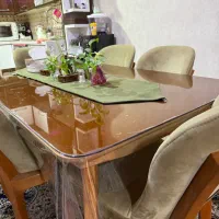 میز ناهار خوری شش نفره چوب راش|میز و صندلی غذاخوری|بندر ماهشهر, |دیوار