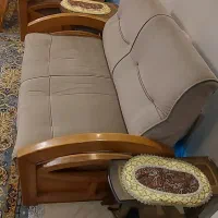 مبل راحتی اسکلت تمام چوب|مبلمان خانگی و میز عسلی|تهران, سردارجنگل|دیوار