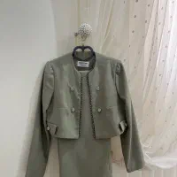 پیراهن و کت کراپ و شلوار