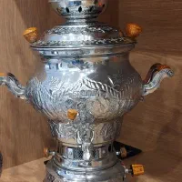 سماور برنجی گازی