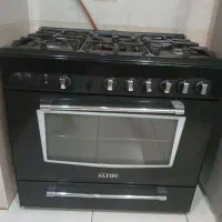 گاز فر۵شعله آلتون چدن بسیار تمیز