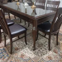 میز غذاخوری 8نفره جنس راش